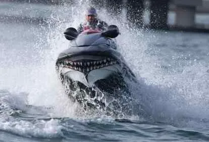 Jet Ski In Marina